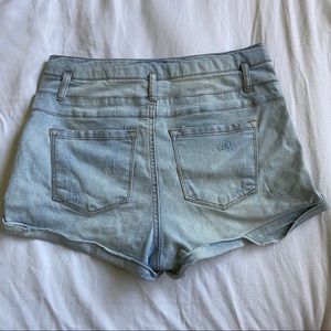 High waisted shorts